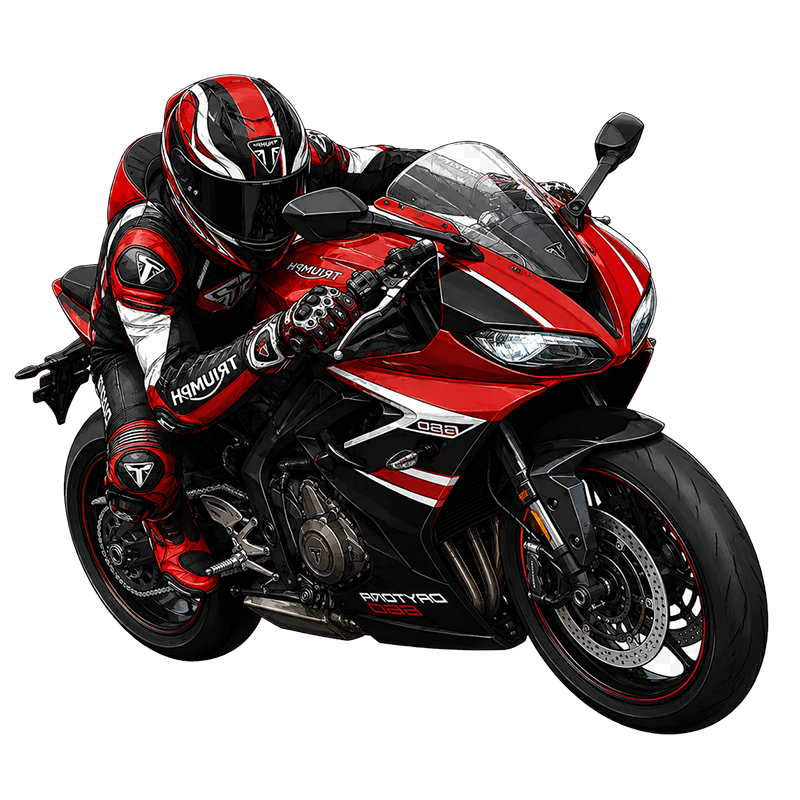 Moto sport czerwony 1